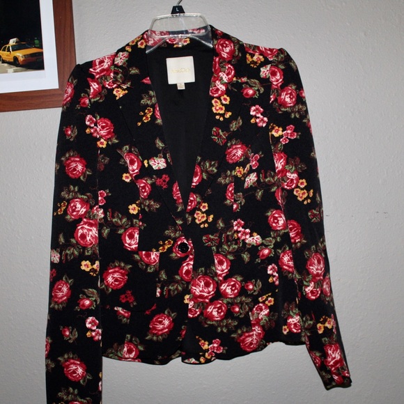 ModCloth Floral Blazer NWOT - Picture 2 of 5